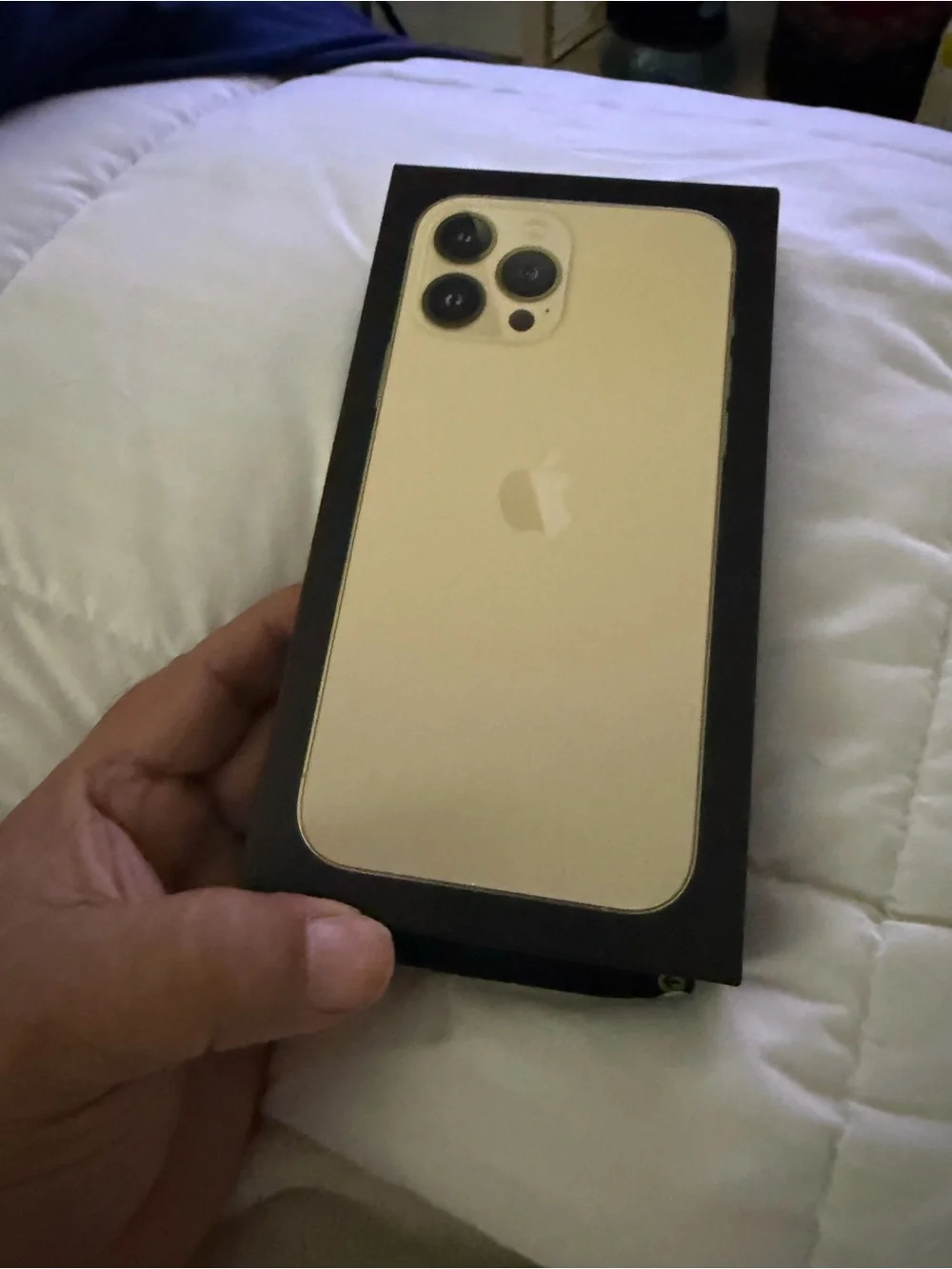 Apple smartphone gold